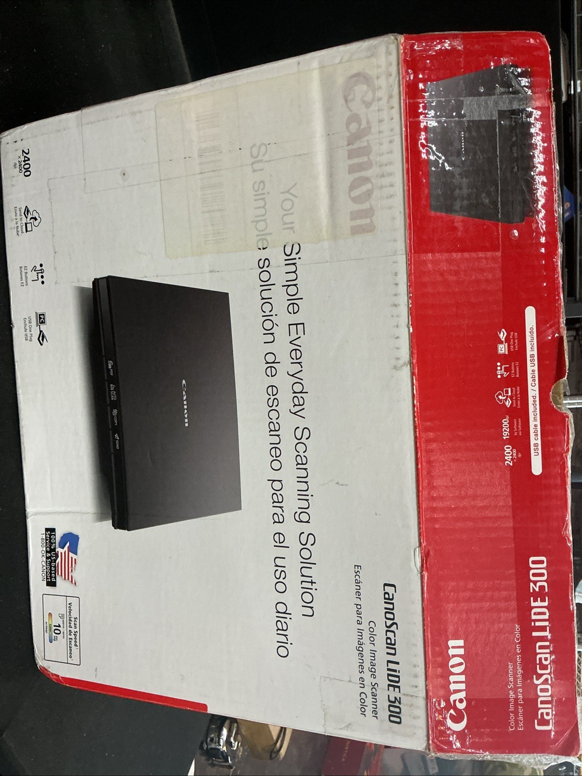 Canon CanoScan LiDE 300 Flatbed Color Image Scanner New Open Box USB