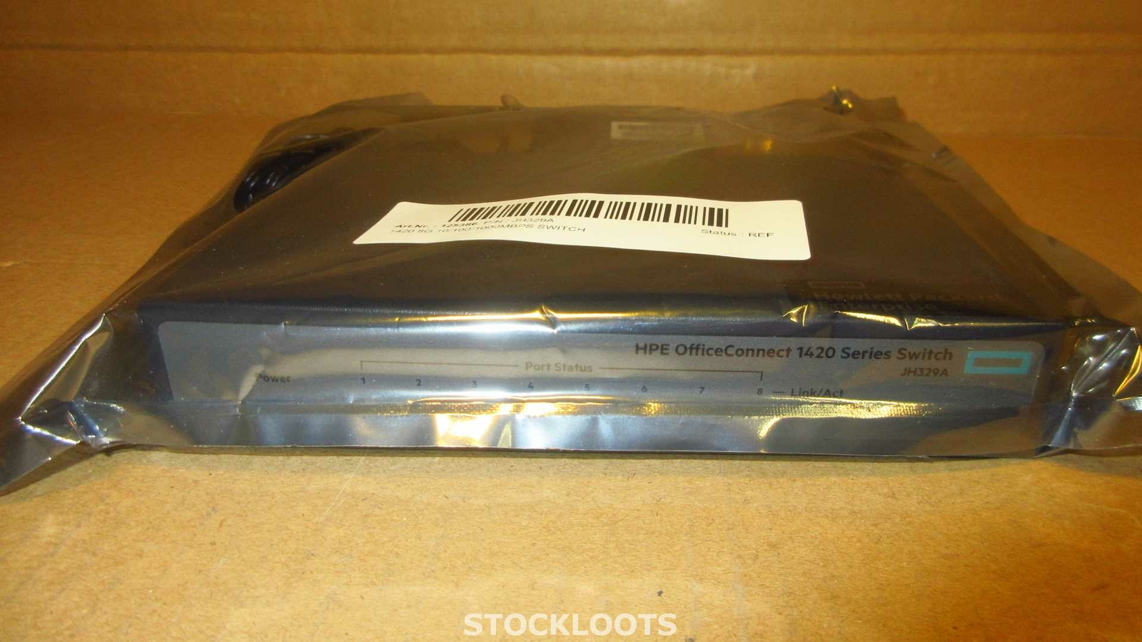 HPE JH329A-1420 8-Port Gigabit Unmanaged Switch INCL PSU - REFURBISHED