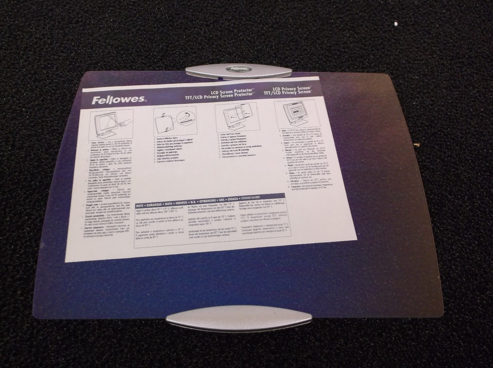 Fellowes 96892 15" LCD Privacy Screen Filter Clear   (A54S)