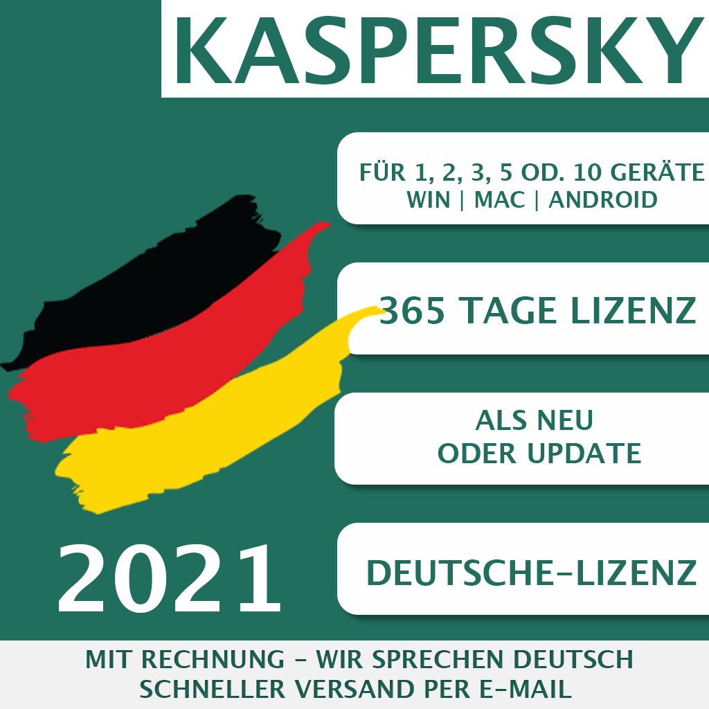 Kaspersky Internet Security 2021 DE [1 PC, 2 PC, 3 PC, 5 PC  10PC  GERÄTE USER]