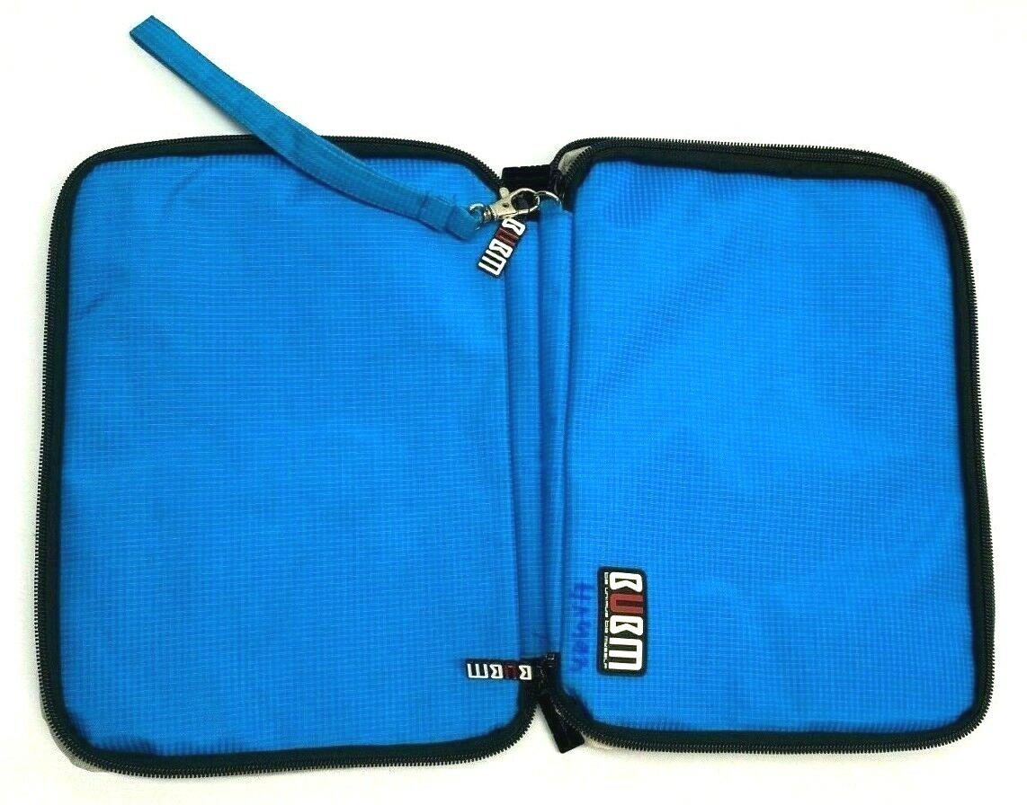BUBM Universal Cable Charger Organizer Double Layered Travel Case -M-