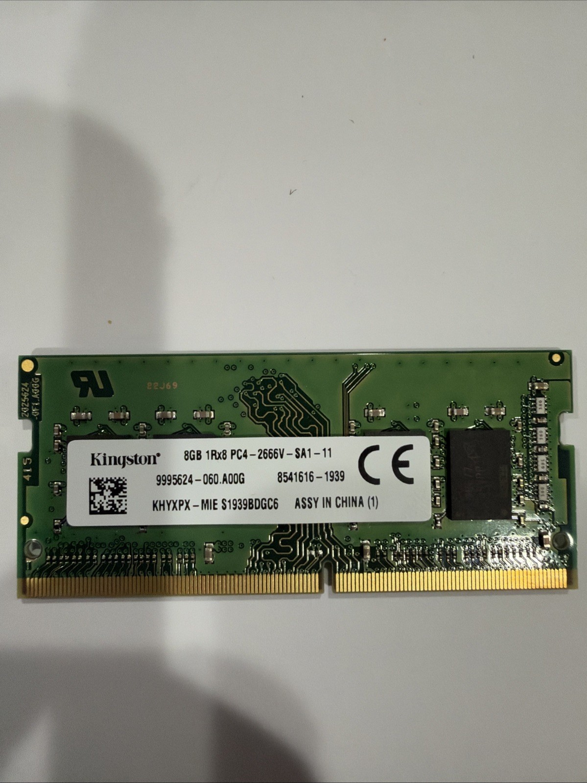 kingston 8gb 1rx8 pc4-2666v