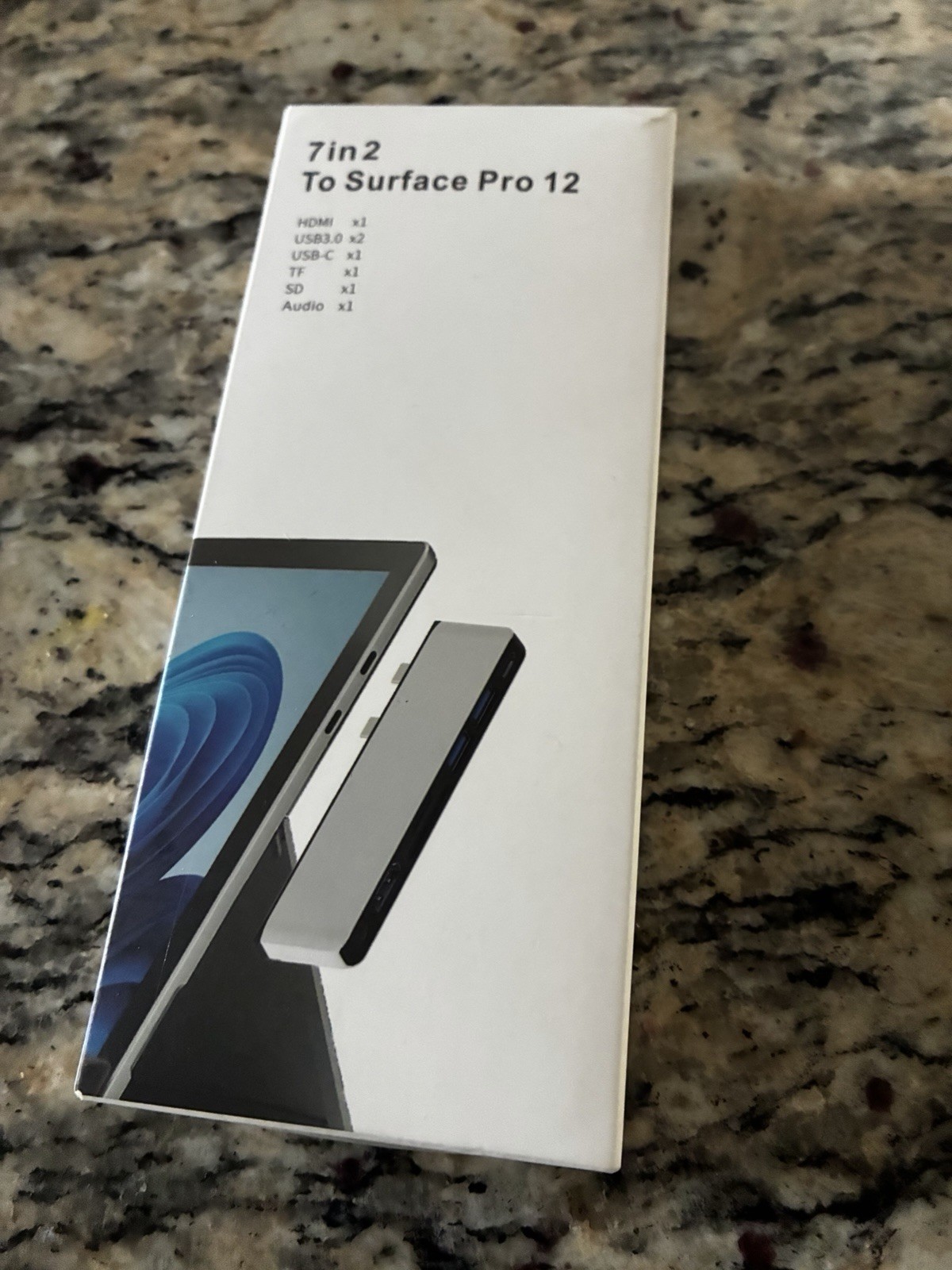7-in-2 Docking Station for Microsoft Surface Pro 12  HDMI, USB 3.0, USB-C, +More