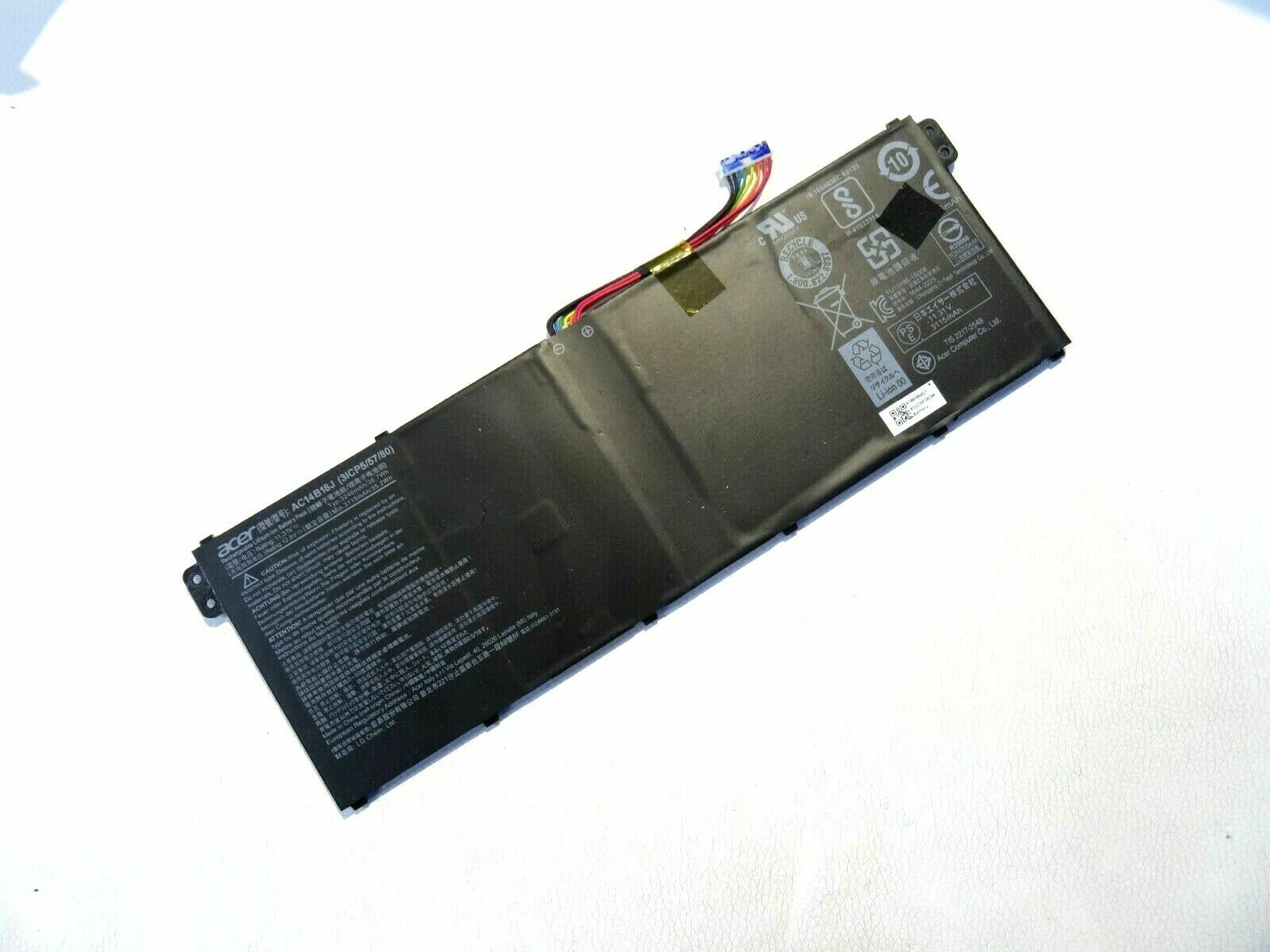 Genuine AC14B18J AC14B13J Battery for Acer Aspire E3-111 ES1-511 11.31V 11.4V