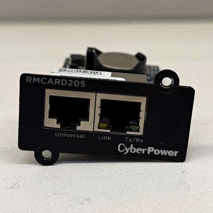 CyberPower RMCARD205 PDU/UPS Remote Mgmt Card 2x RJ-45 10/100 Mini Slot