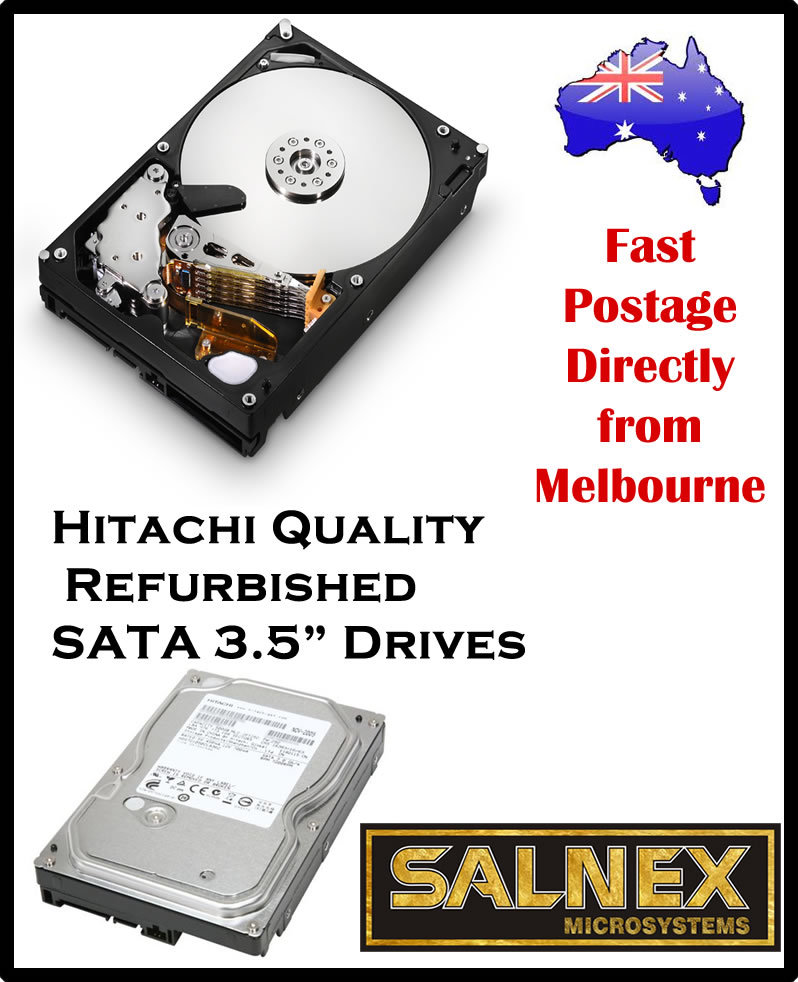 HITACHI 750 GB 3.5" Internal SATA Hard Drive MODEL:HDS721075KLA330 For PC & MAC