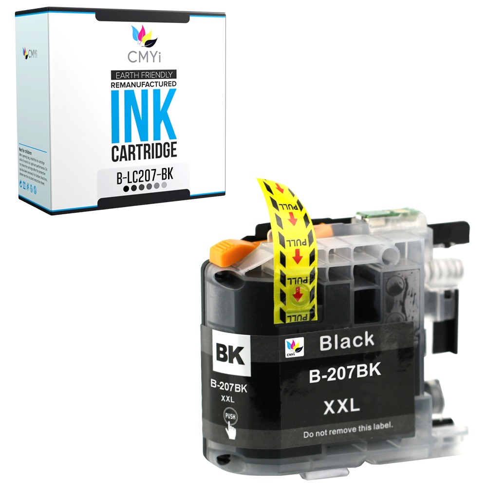 1PK Compatible CMYi LC207 Black Ink Cartridge fits Brother MFC-J4320DW J4420DW