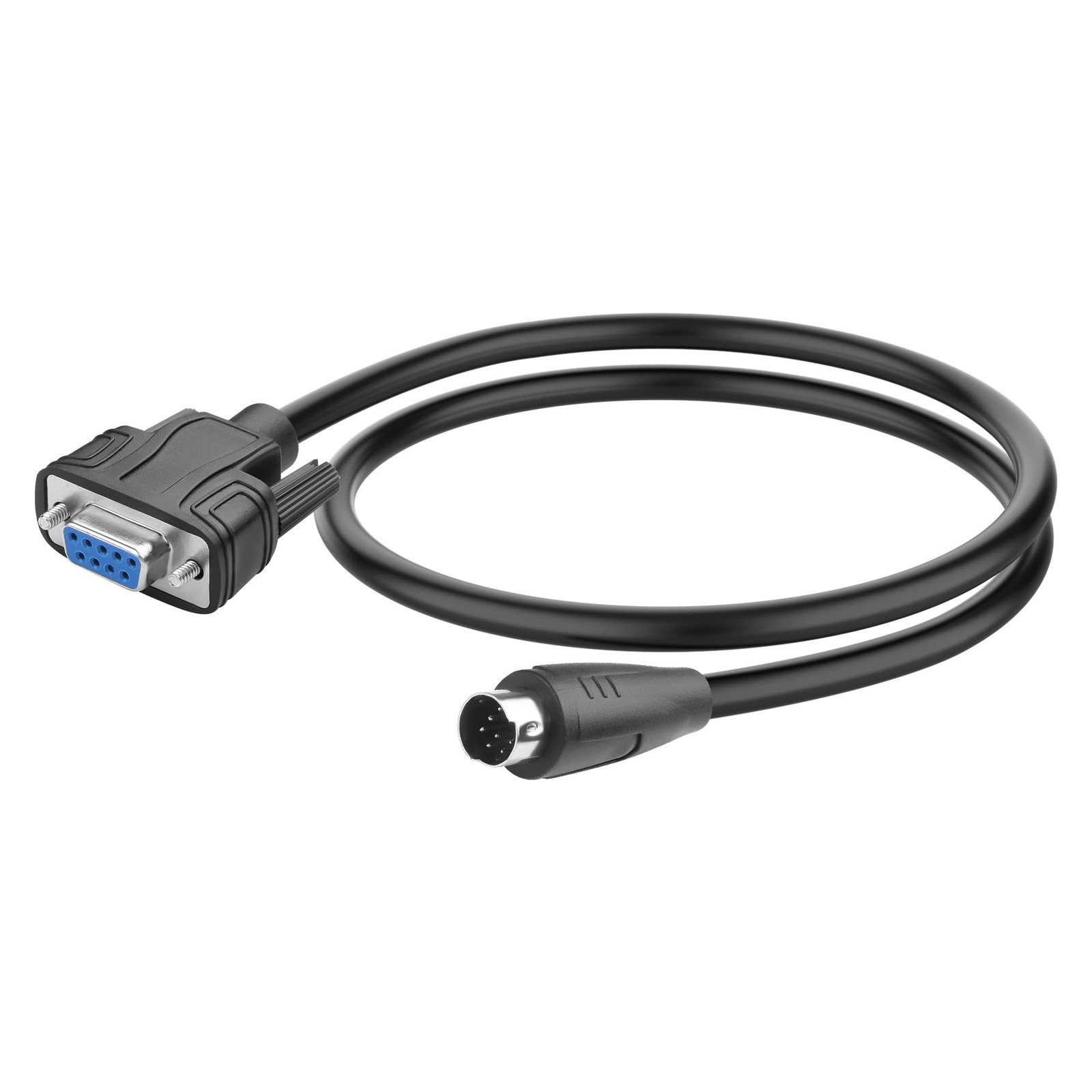 RS232 DB9 to Mini DIN 8-Pin Serial Cable, DB9 9-Pin Male to Mini DIN 8-Pin Ma...