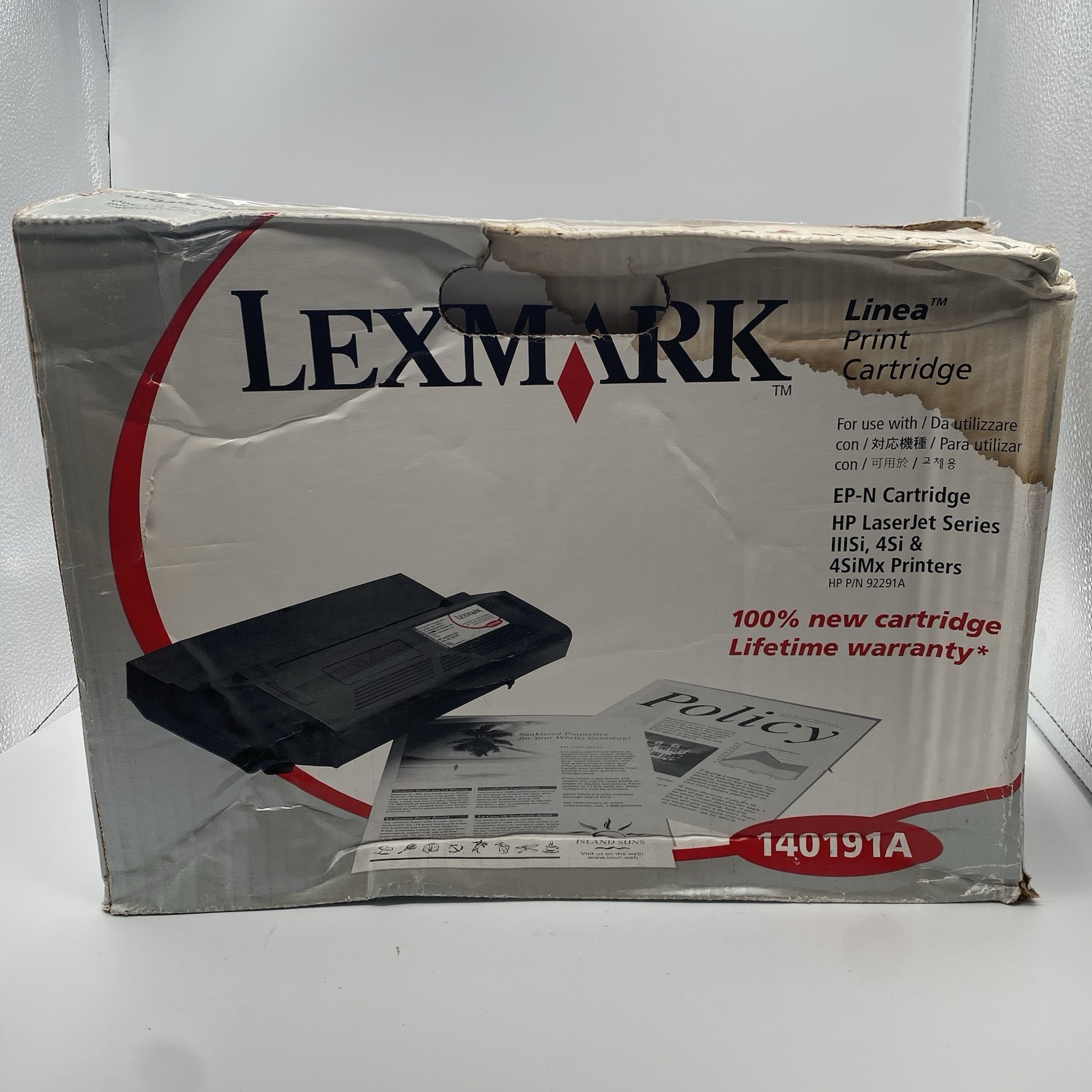 NIB Lexmark 140191A HP Hewlet Packard 92291A Print Cartridge LaserJet IIIsi 4si