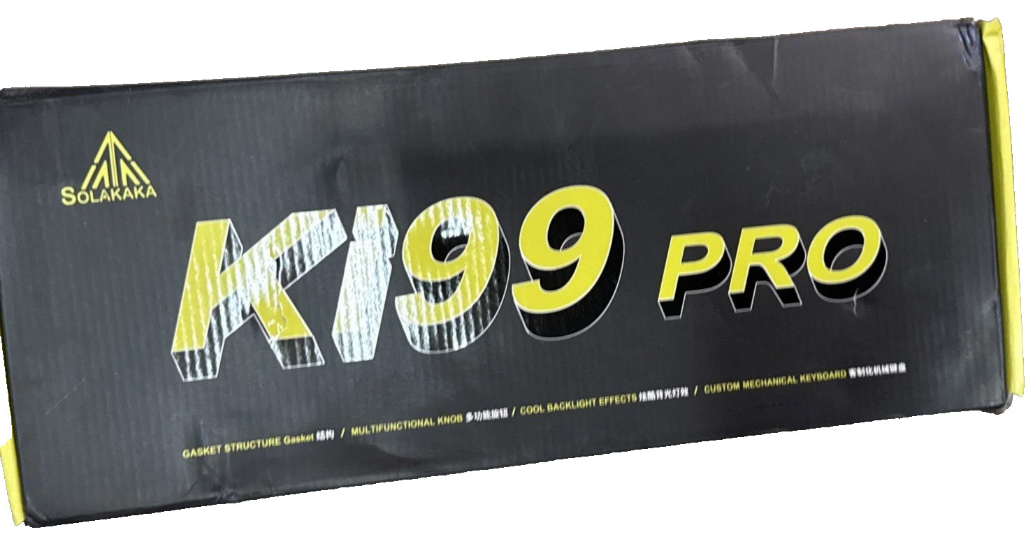 SOLAKAKA KI99PRO Mechanical Keyboard Gray QWERTY English Wired Custom