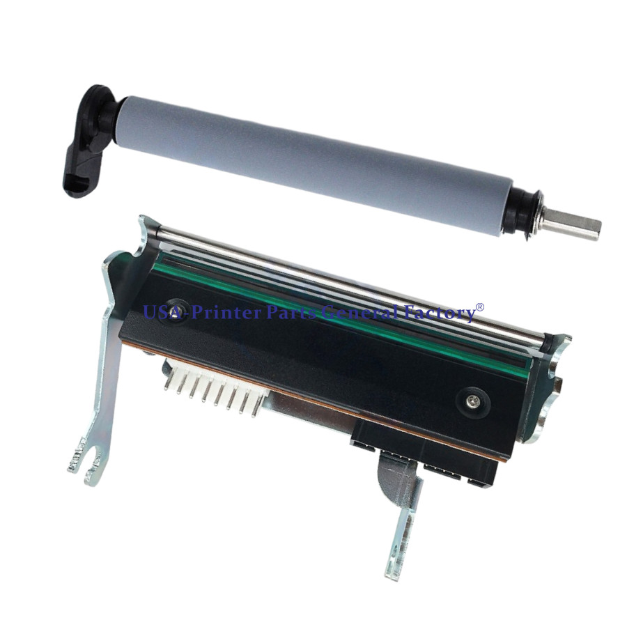 New 710-129S-001 Printhead + Kit Platen Roller 203dpi For Intermec PM43 PM42