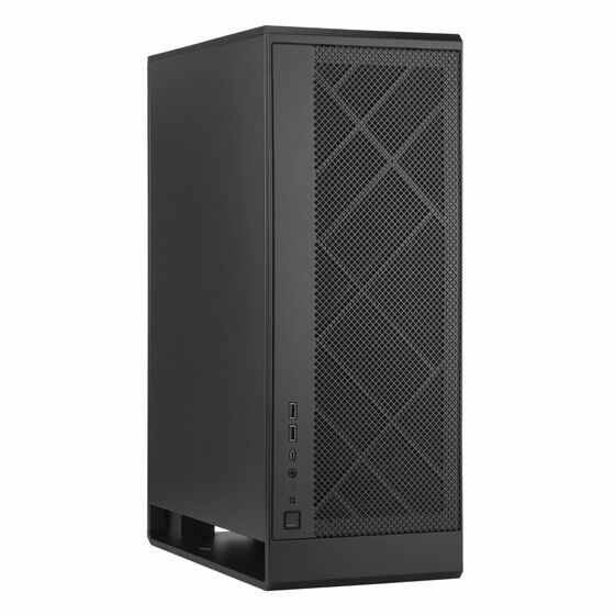 Silverstone ALG1MB (BLACK) ALTA G1M MINI-ITX/M-ATX Tower Case 180MM FAN