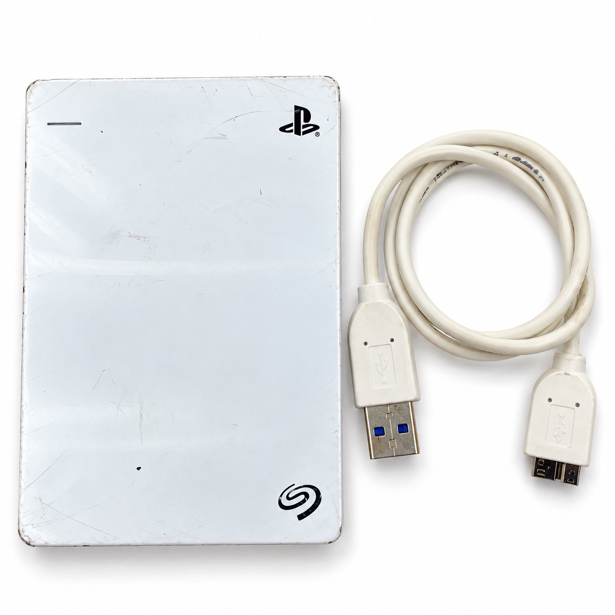 Seagate Game Drive for PlayStation 2TB External HDD USB White Tested Works