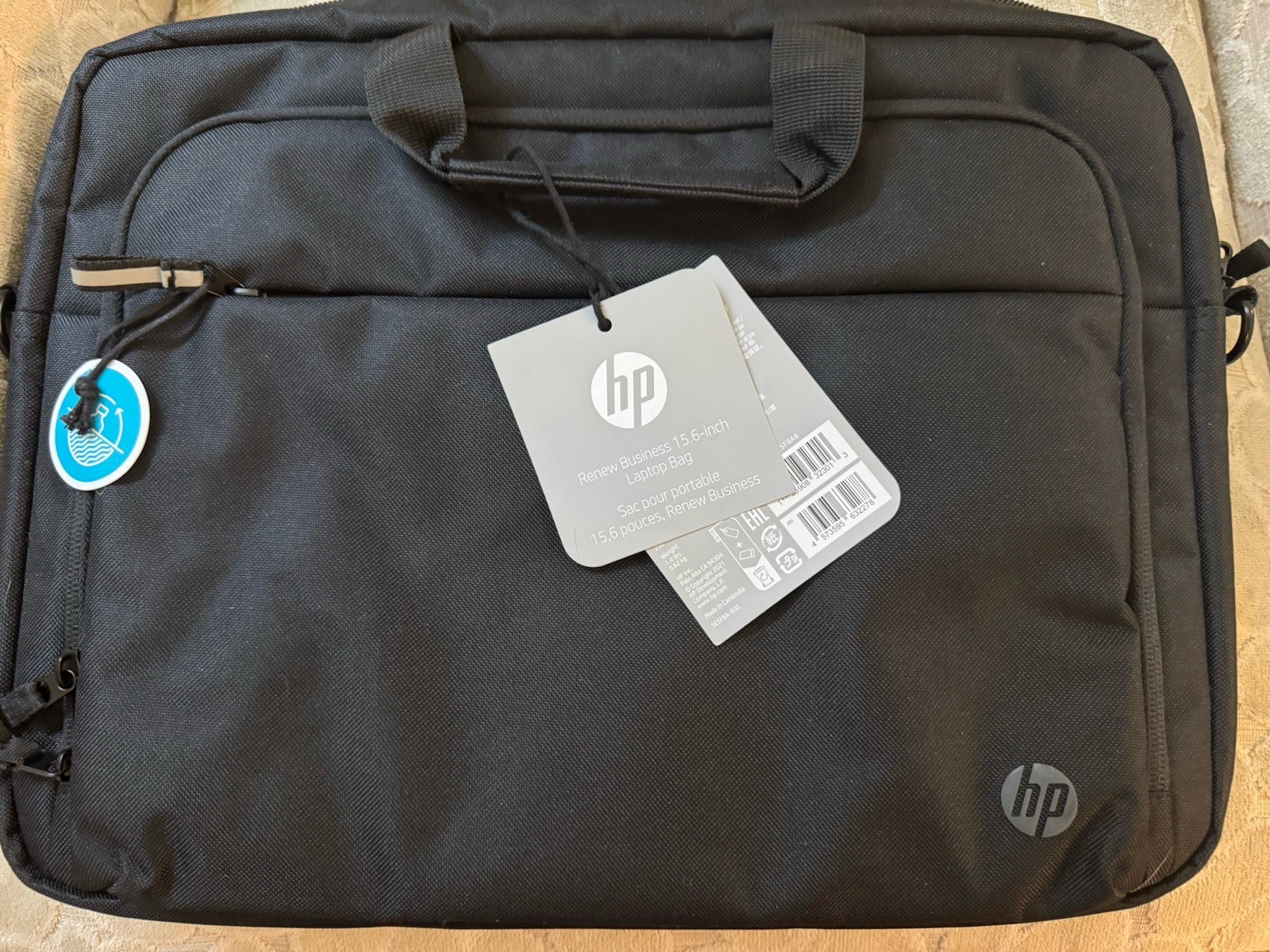HP Renew Business 15.6in Padded Laptop Bag, Polyester, 3E5F8AA Read description