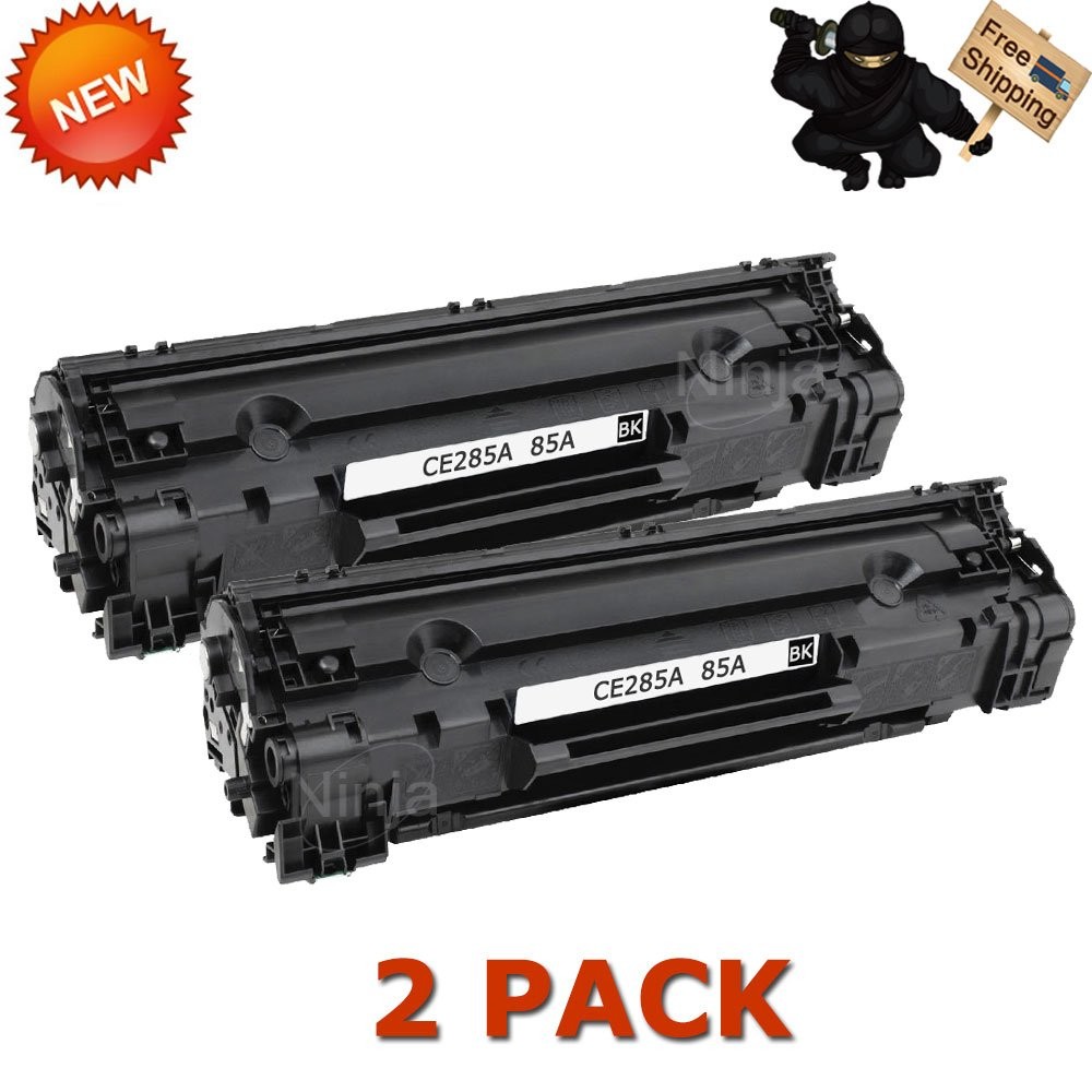 2PK CE285A 85A Laser Toner for HP LaserJet P1102w M1132 M1212nf M1217nfw