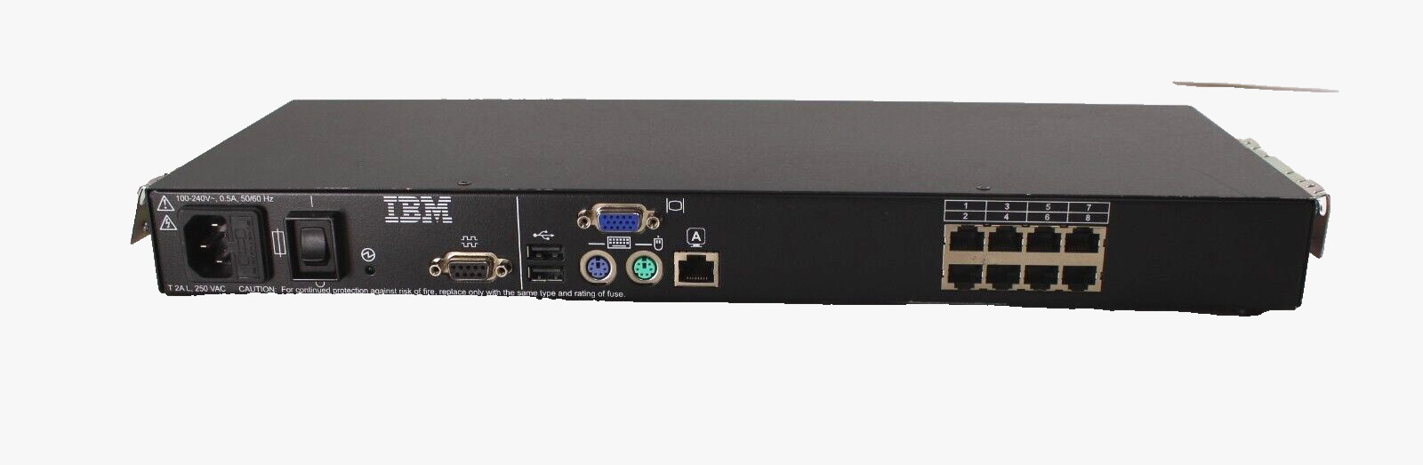 IBM 41Y9310 8-Port Console KVM Switch 1735-HC1 520-477-502