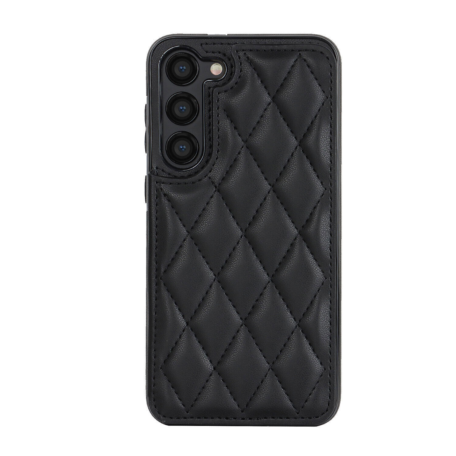 Luxury Grid Leather Card Wallet Cover Case For S20 S21 S22 S23 A14 A53 A54 A73