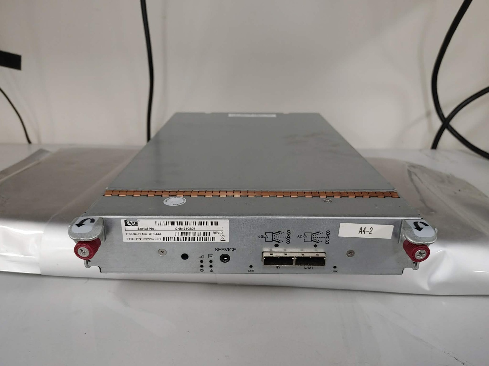 HP StorageWorks P2000 Controller Module AP844A/B 592262-001 81-00000055-03-01