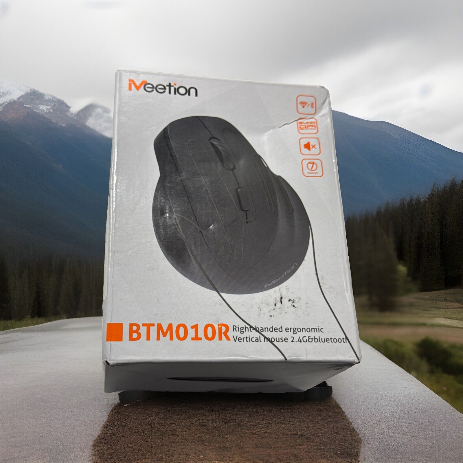 MEETION Ergonomic Vertical Mouse, Wireless Vertical Mouse.  Bluetooth