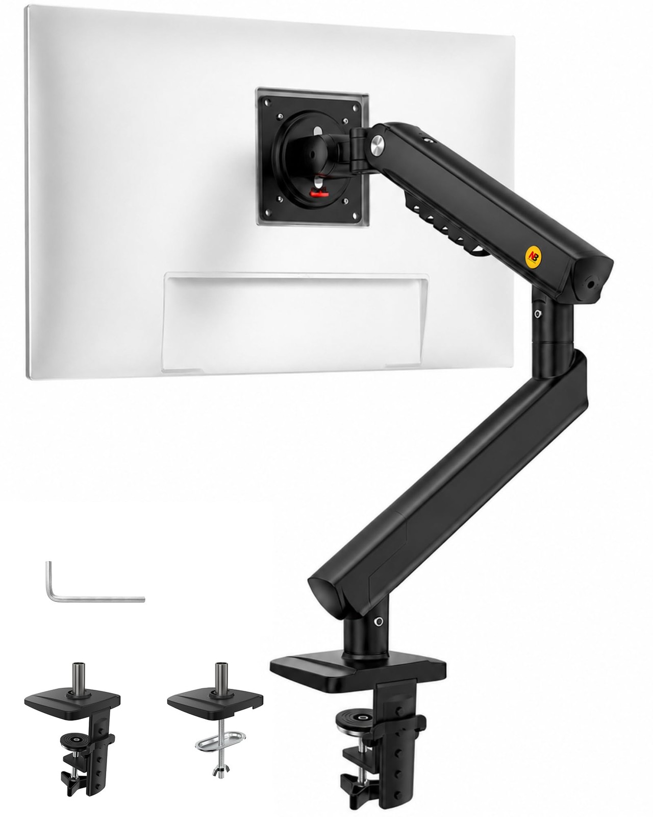 NB SmooVex™ Monitor Mount, Monitor Stand fits up to 32 Inch, Mechanical Sprin...
