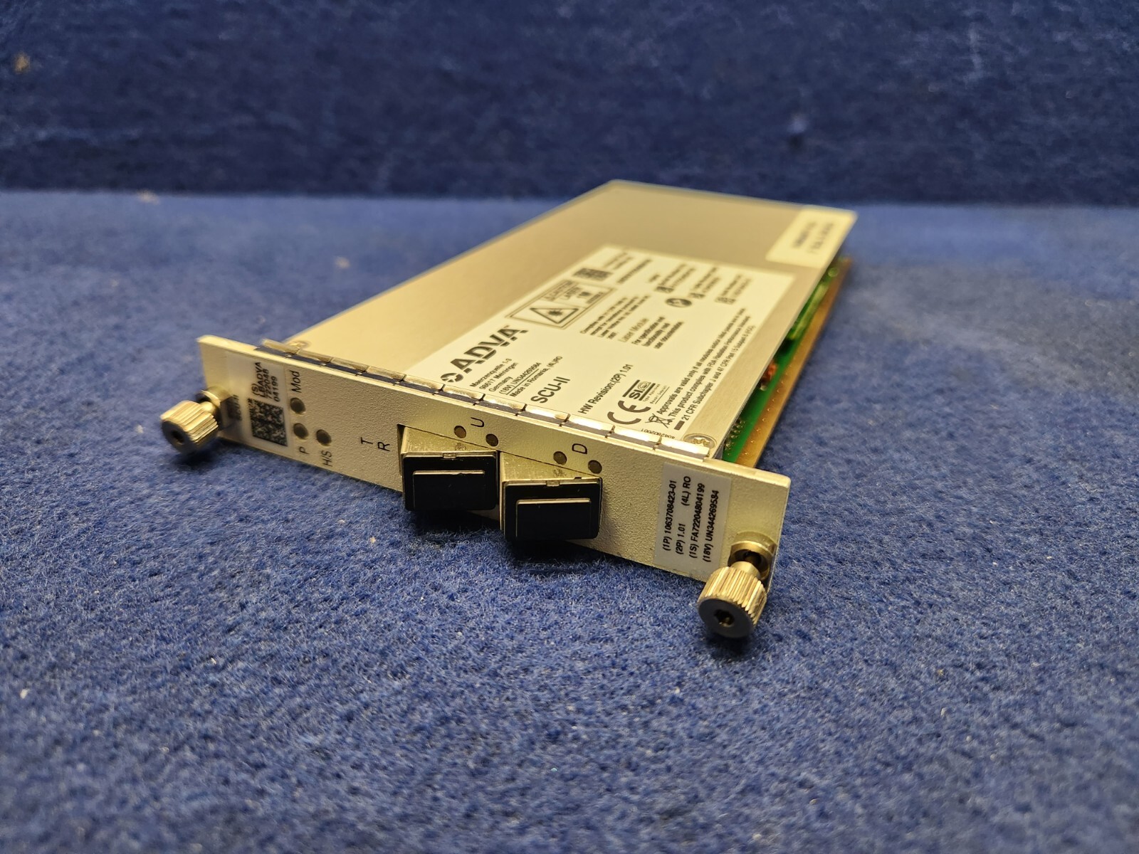 ADVA SCU-II Optical Shelf Control Unit FSP 1063708423-01