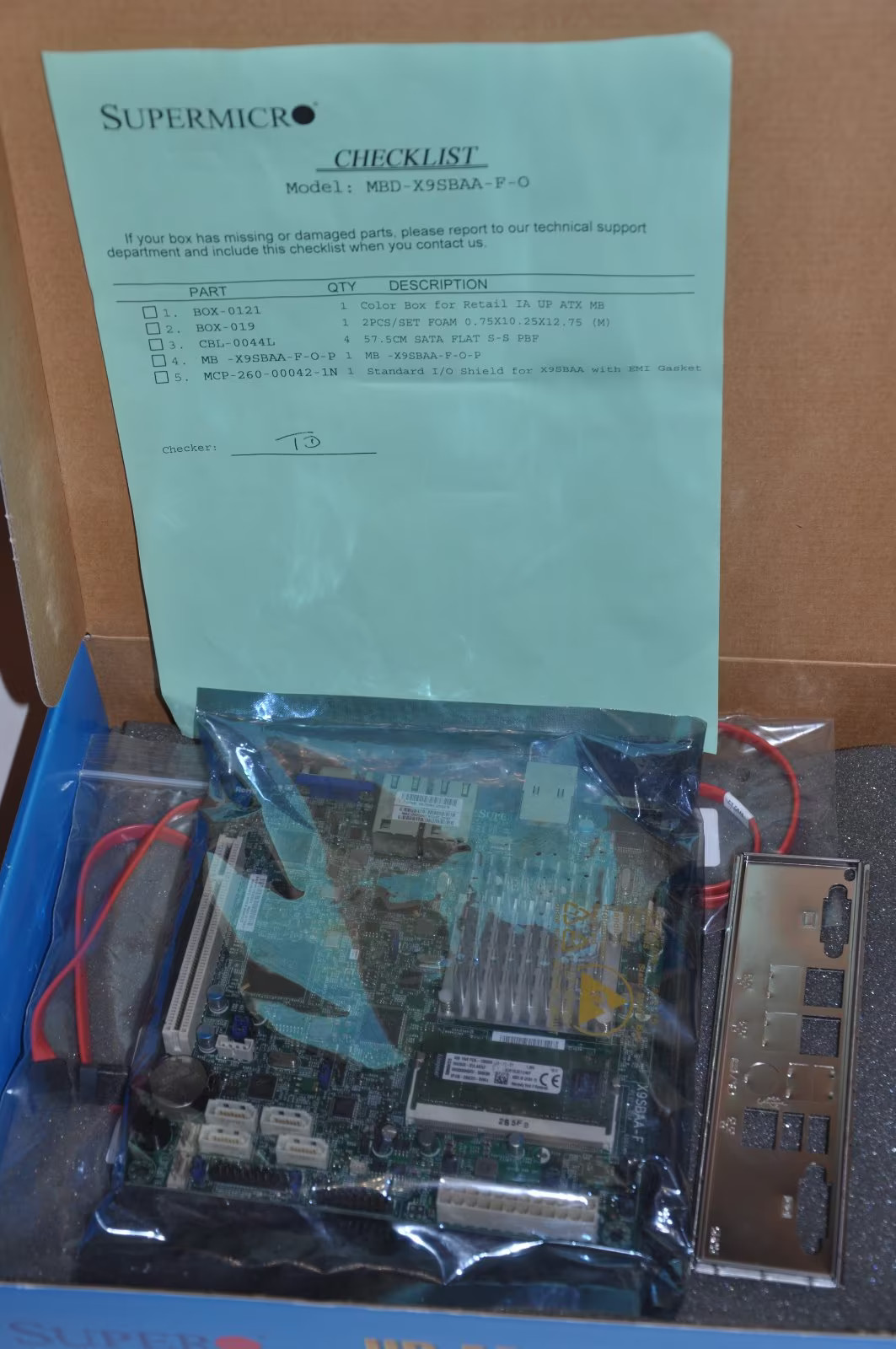 Supermicro X9SBAA-F Server Motherboard