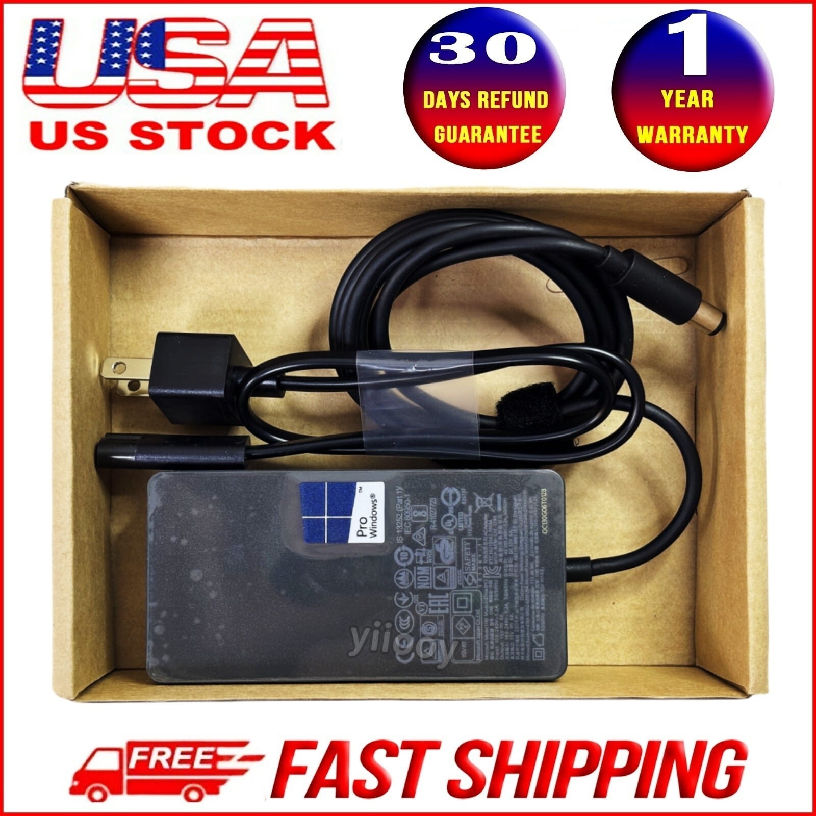 New OEM 90W 1749 AC for Microsoft Docking Station 1661 Surface Pro 3 4 5 6 7 8 9