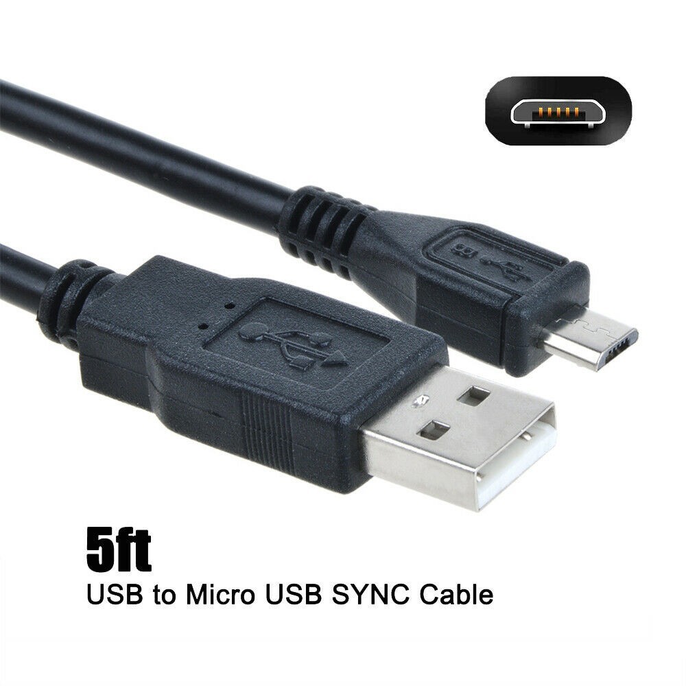 5ft Micro USB Charging Cable Cord Lead For SteelSeries GameDAC