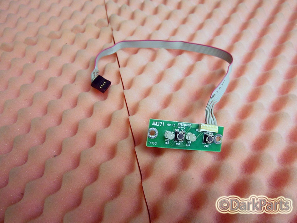 Shuttle XPC SS56G LED Power Button Board Switch Cable JM271