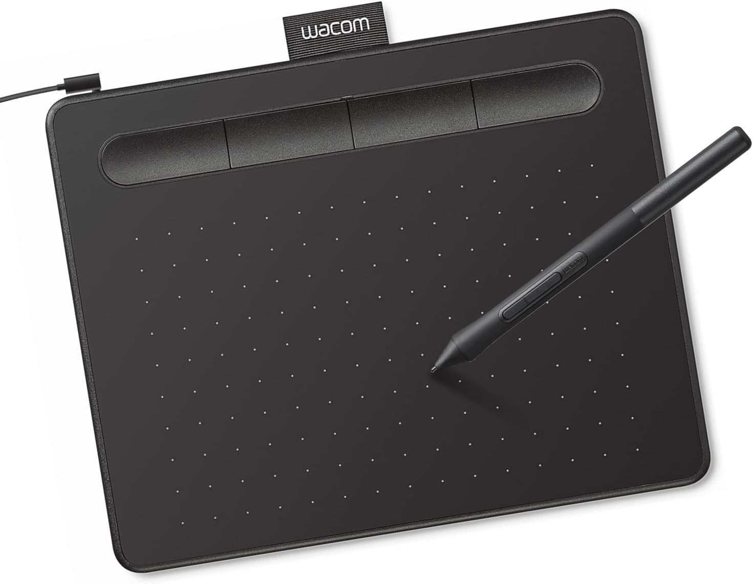 Intuos Medium Bluetooth Graphics Drawing Tablet, Portable for Teachers,