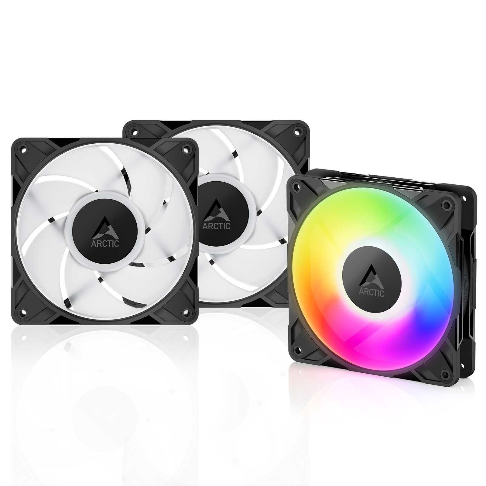ARCTIC P12 Pro PST A-RGB (3 Pack)  Fan 120 mm PWM PC Case Silent