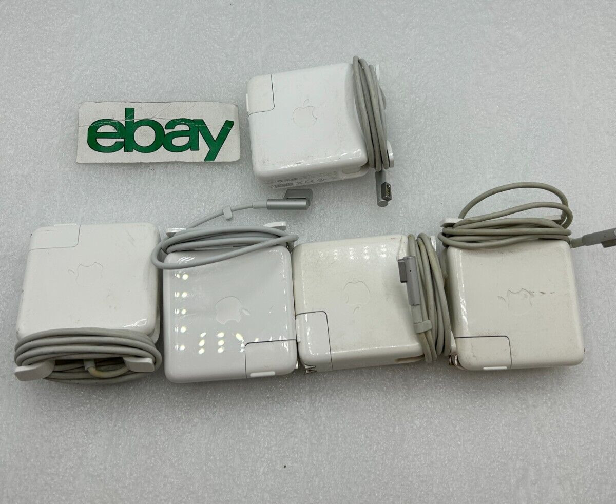 LOT OF 5 OEM Apple MagSafe 60W Power Adapter MacBook Pro 13" [ A1344 ] FREE S/H