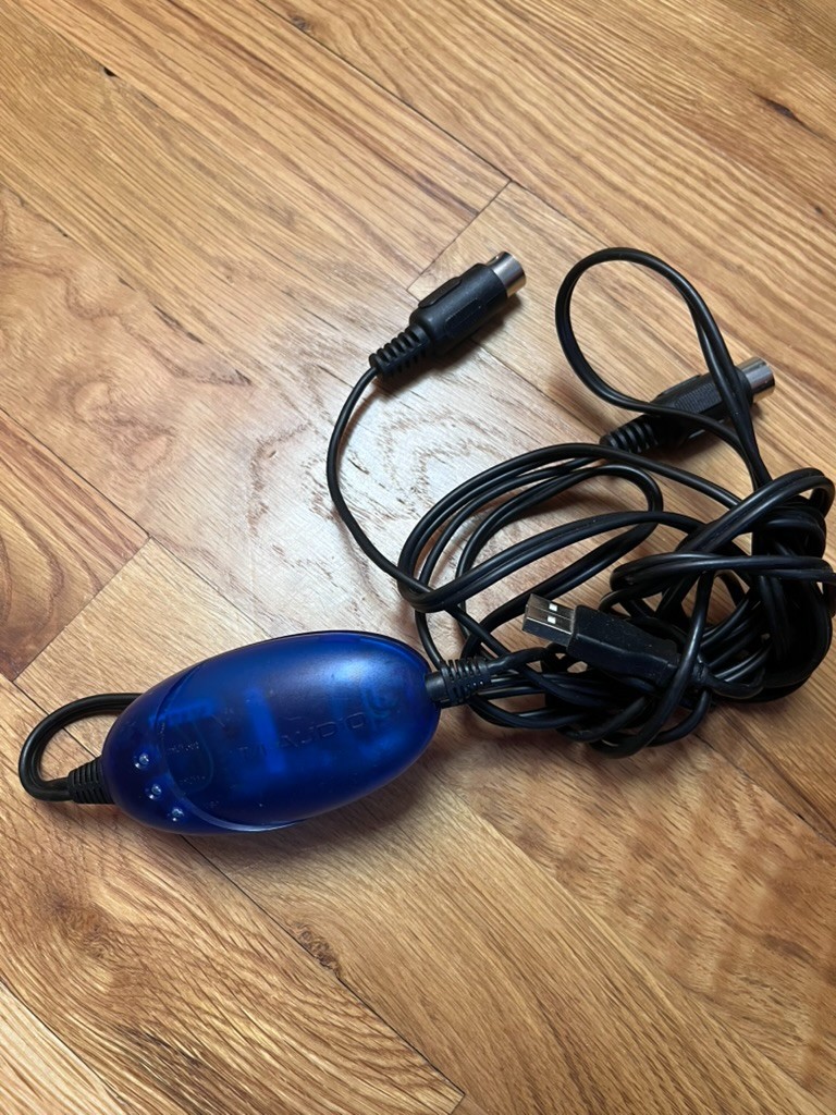 M-Audio MIDISport UNO USB Bus-Powered MIDI Interface 1 Input / 1 Output Cable