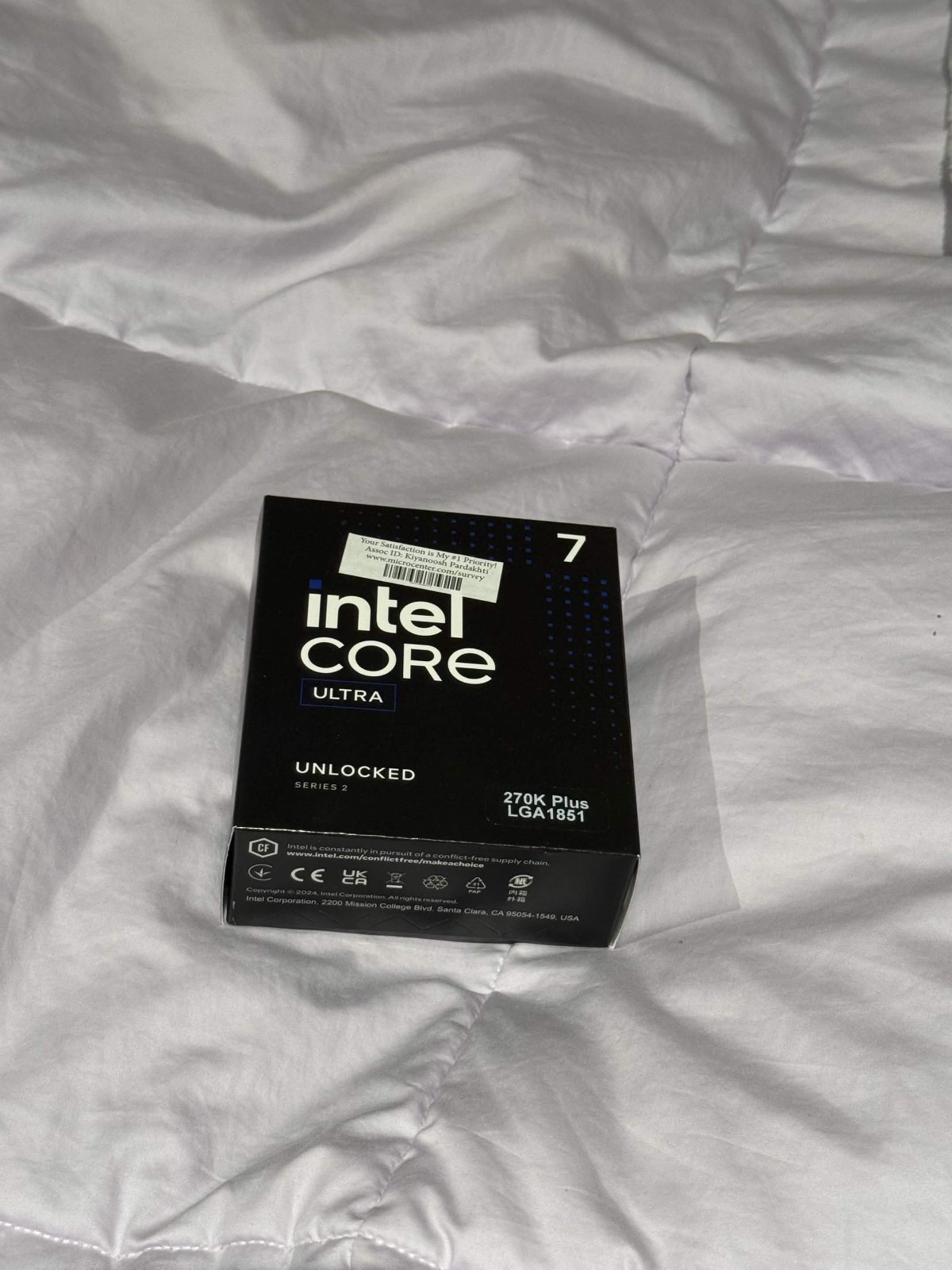 New in Box Intel Core Ultra 7 270K Plus Arrow Lake 24-Core LGA 1851 Processor