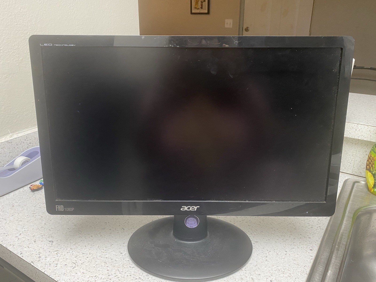 Acer S200HQL 19.5in LED Backlit FHD 1080p 16:9 VGA DVI-D Monitor Black w/cable