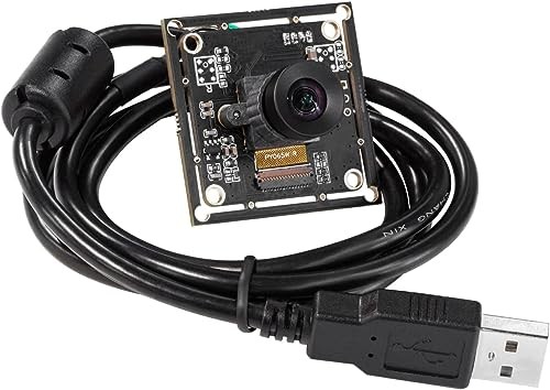  Mono Global Shutter USB Camera, 720P OV9281 UVC Webcam Module with Low 100fps