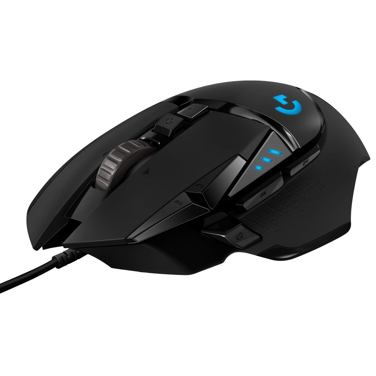 Wired Gaming Mouse with RGB Lights, High Precision Sensor, Ergonomic Design - Bl
