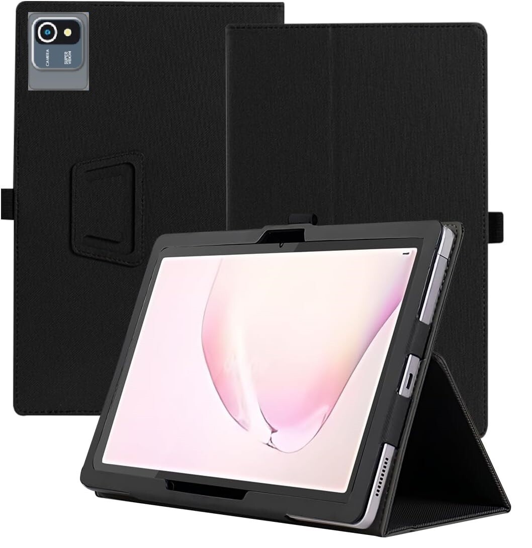 Case For BYYBUO 10.1 inch Tablet Android 13 Tablet Cover/ Glass Screen Protector