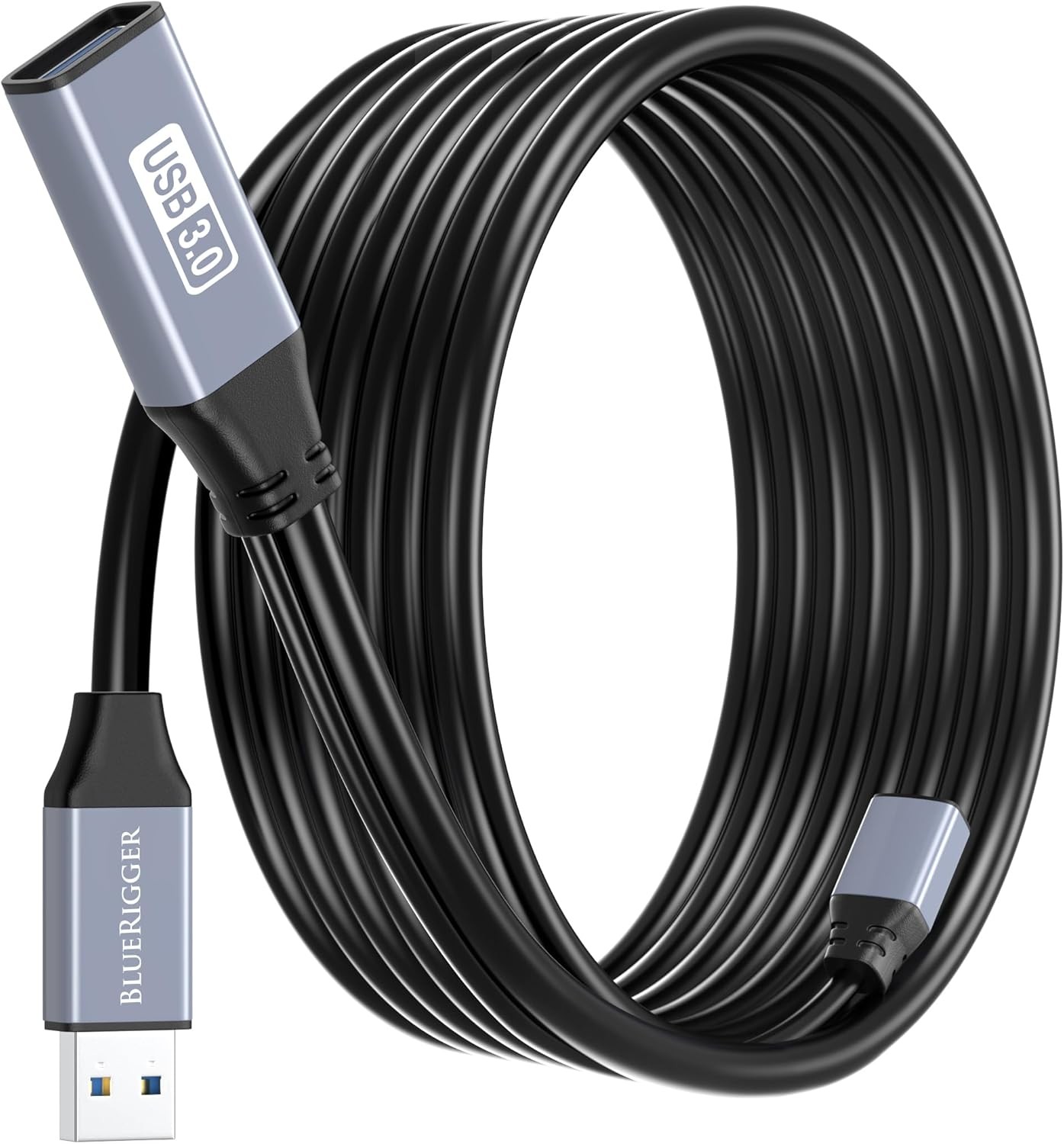 BlueRigger USB 3.0 Extension Cable (32FT, Active, 5 Gbps, 32FT, 
