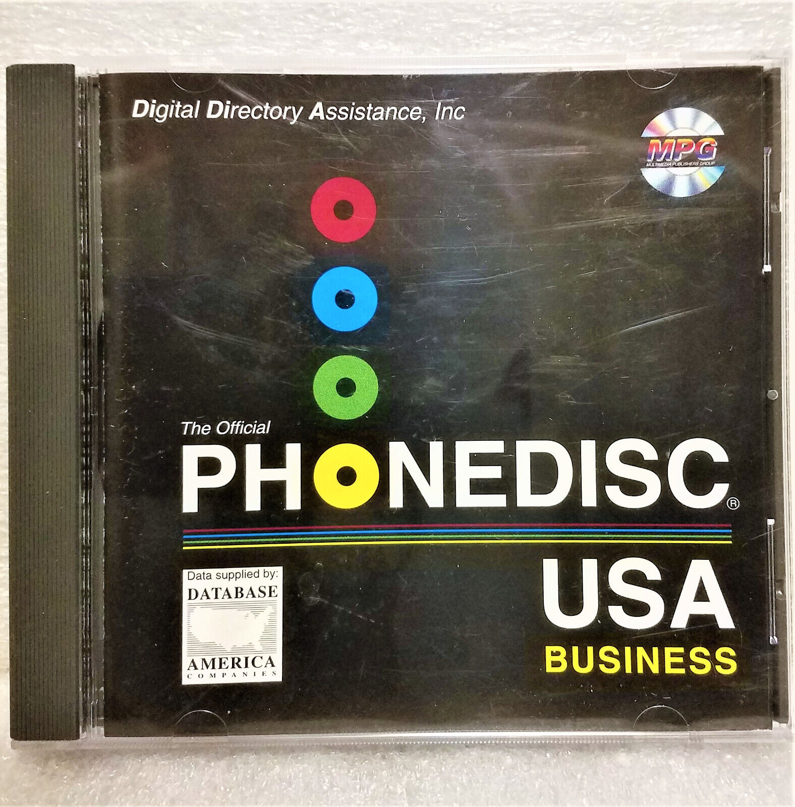 RARE Vintage 1994 PhoneDisc USA - Business - PC CD-Rom