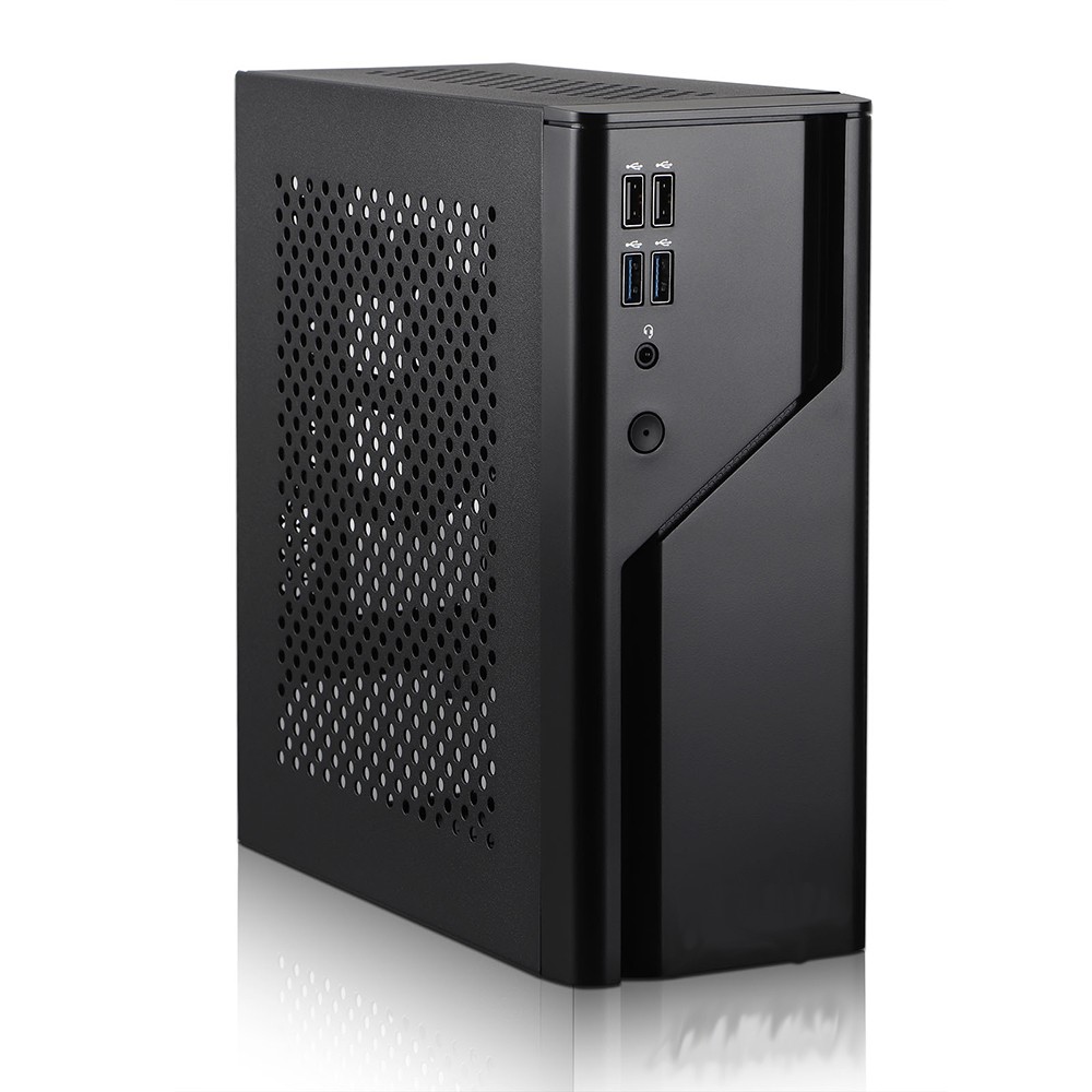 Mini ITX Case, Small Form Factor Chassis for ITX Motherboard, 1U Flex Power Supp