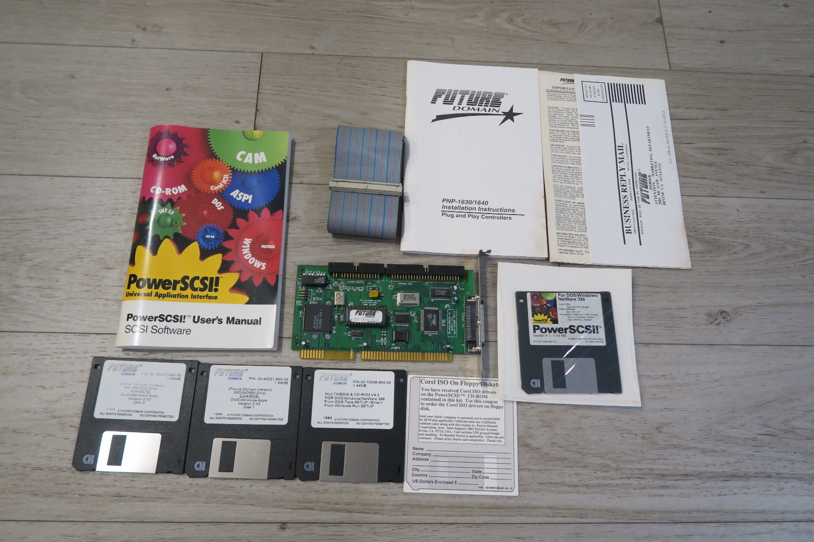 FUTURE DOMAIN TMC-1680 16BIT PRIMARY DISKETTE INTERNAL/EXTERNAL SCSI