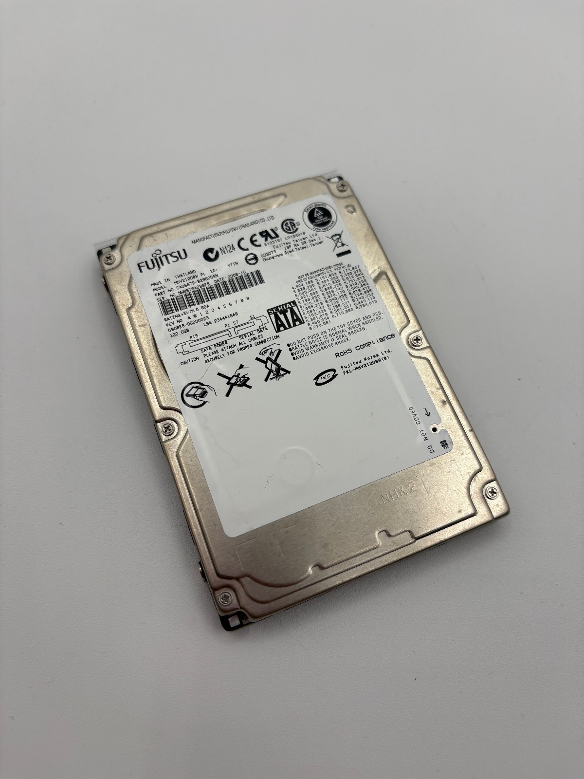 Fujitsu 120 GB, Internal, 5400 RPM, 2.5" (MHV2120BH) Hard Drive