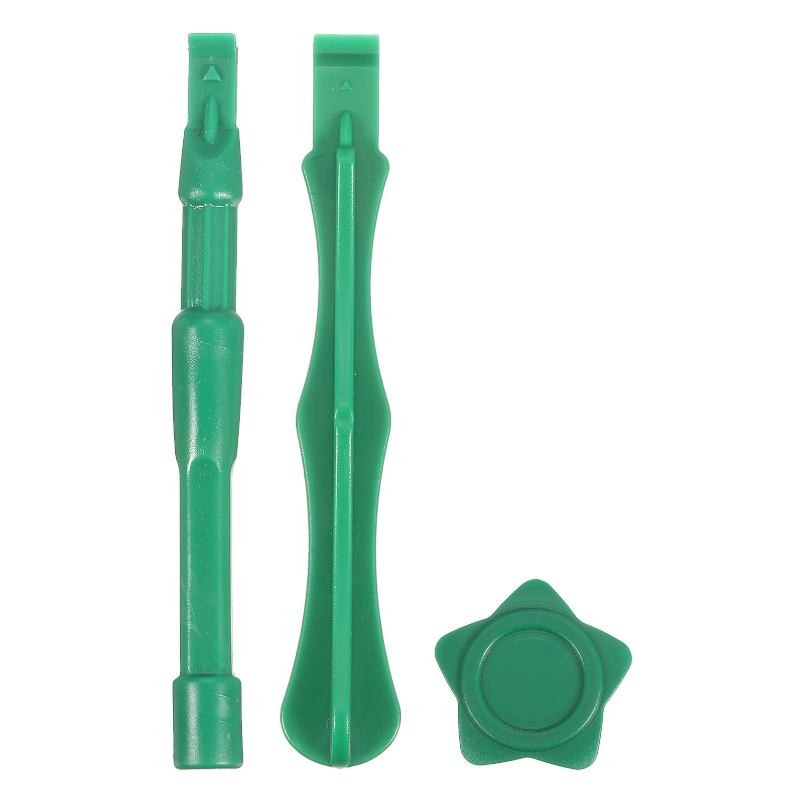30pcs Universal Plastic Spudger Crowbar Pry Bar Opening Repair Tools, Green