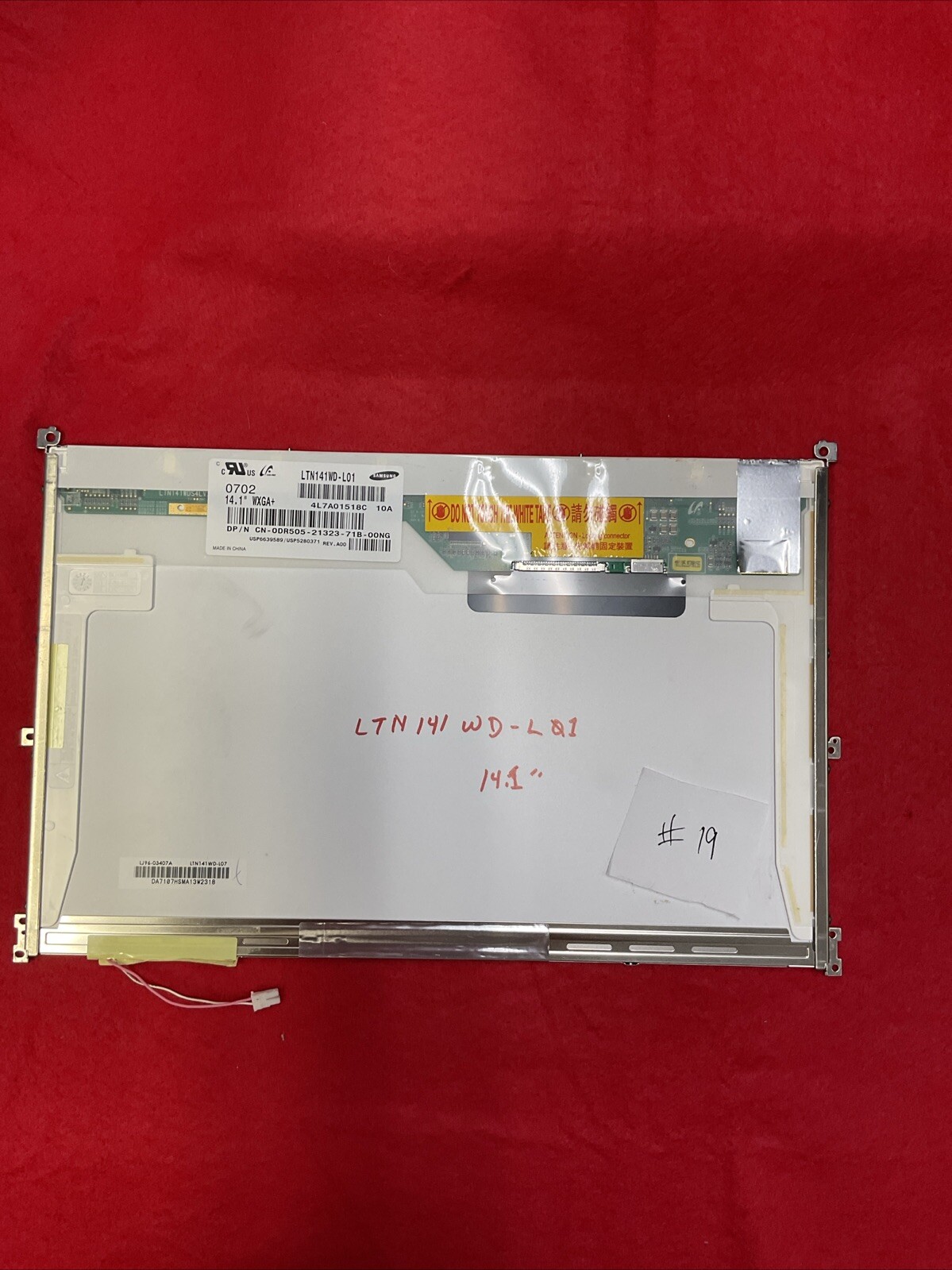 Samsung Used 14.1" CCFL LCD Matte Display Screen LTN141WD-L01 GRADE B
