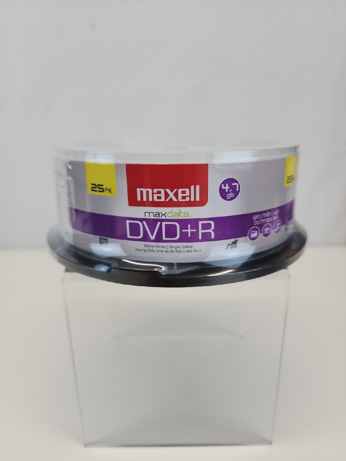 DVD+R High-Speed Recordable Disc 4.7 GB 16x Spindle Silver 25/Pack