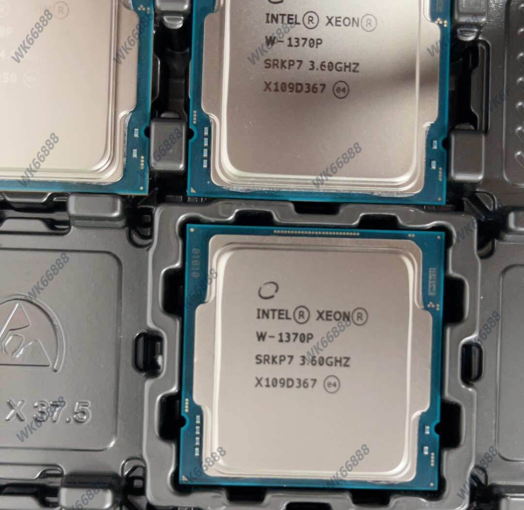 Intel Xeon w-1370P (QS) 8 corees 16 threads 3.6GHz LGA 1200 CPU processor