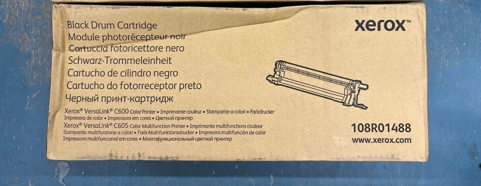 Genuine Xerox 108R01488 Black Drum  Cartridge For VERSALINK C600 C605
