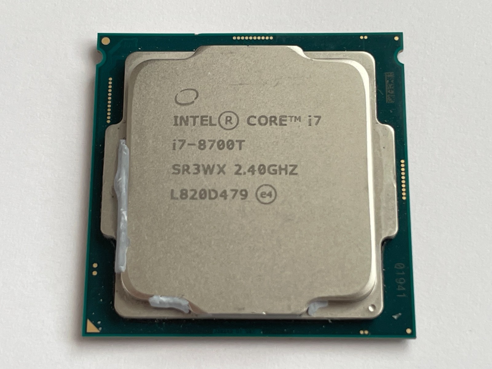 Intel SR3WX Core i7-8700T 2.4GHz 12MB Socket 1151 6-Core CPU Processor LGA1151