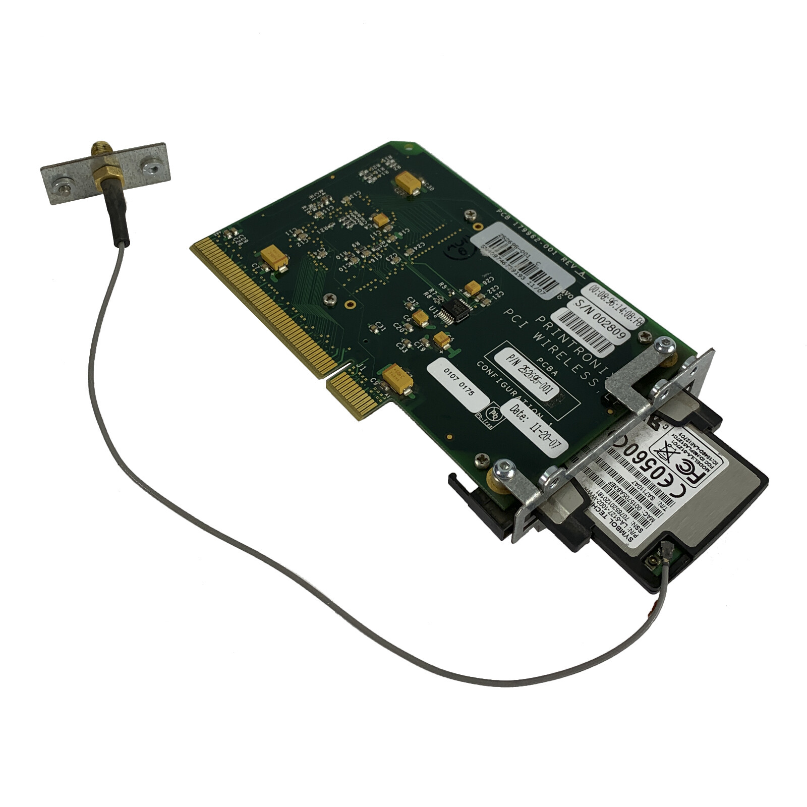 Genuine 179962-001 PCBA PCI Wireless PCB Board for Printronix & IBM Printers